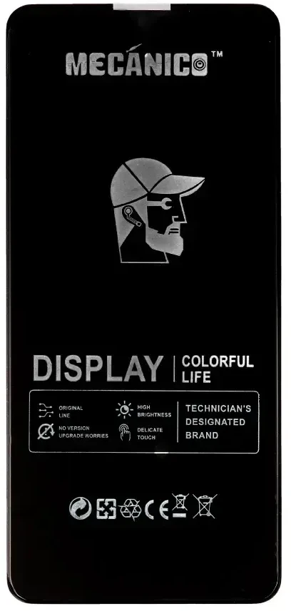 Mecanico LCD Ekranas T2O skirtas Samsung Galaxy A32 4G juodas with frame