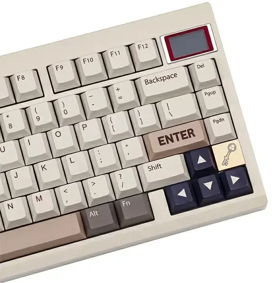 Epomaker klaviatūra TH80 Pro V2 su Wisteria jungikliais, balta