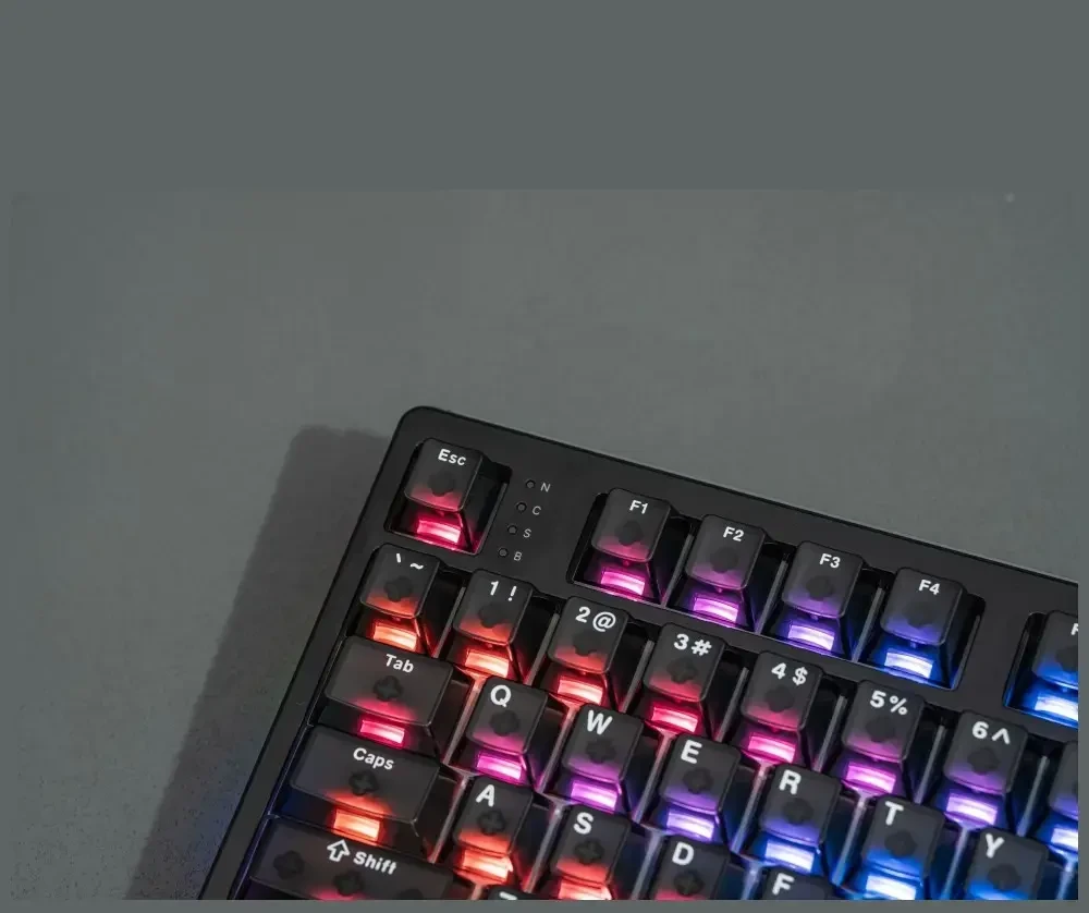 Klaviatūra mechaninė Epomaker HE108 Jade HE Switch juoda-kreminė/juodas-creamy