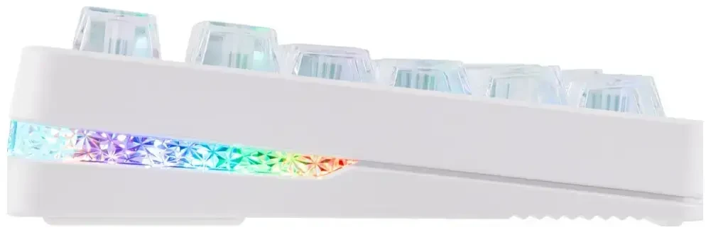 Klaviatūra mechaninė Epomaker HE75 V2 Jade HE Switch balta-kreminė/baltas-creamy