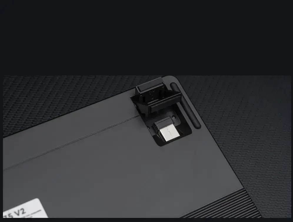 Klaviatūra mechaninė Epomaker HE75 V2 Jade HE Switch juoda-kreminė/juodas-creamy
