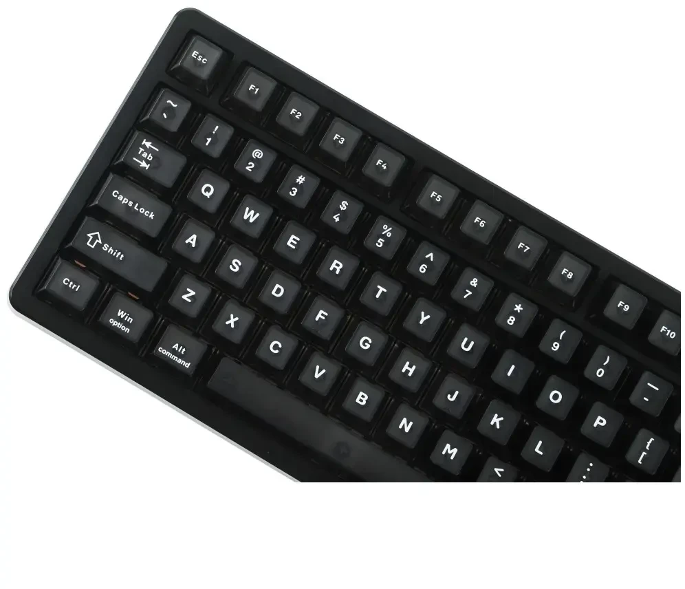 Klaviatūra mechaninė Epomaker HE75 V2 Jade HE Switch juoda-kreminė/juodas-creamy