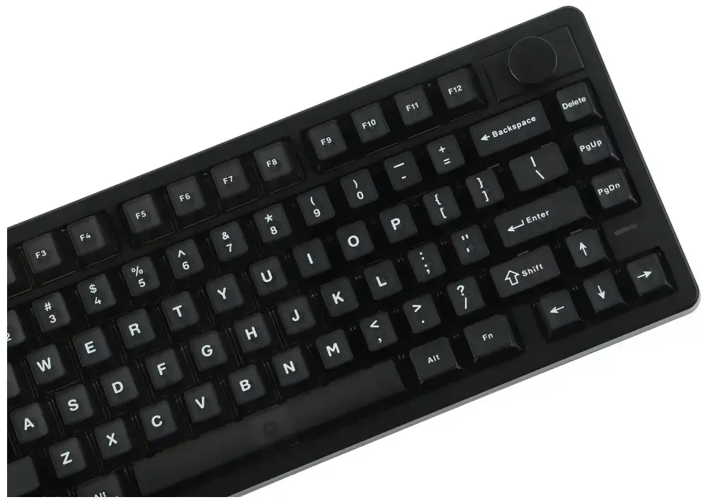 Klaviatūra mechaninė Epomaker HE75 V2 Jade HE Switch juoda-kreminė/juodas-creamy