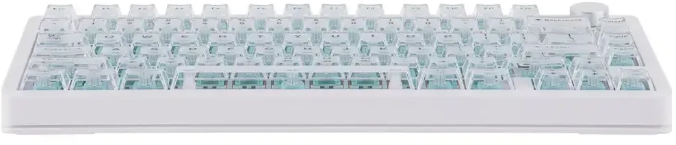 Klaviatūra mechaninė Epomaker HE75 V2 Jade HE Switch balta-kreminė/baltas-creamy