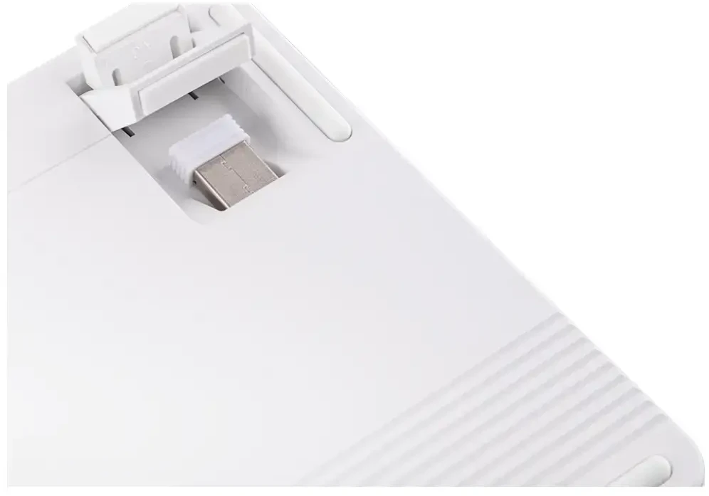 Klaviatūra mechaninė Epomaker HE75 V2 Jade HE Switch balta-kreminė/baltas-creamy