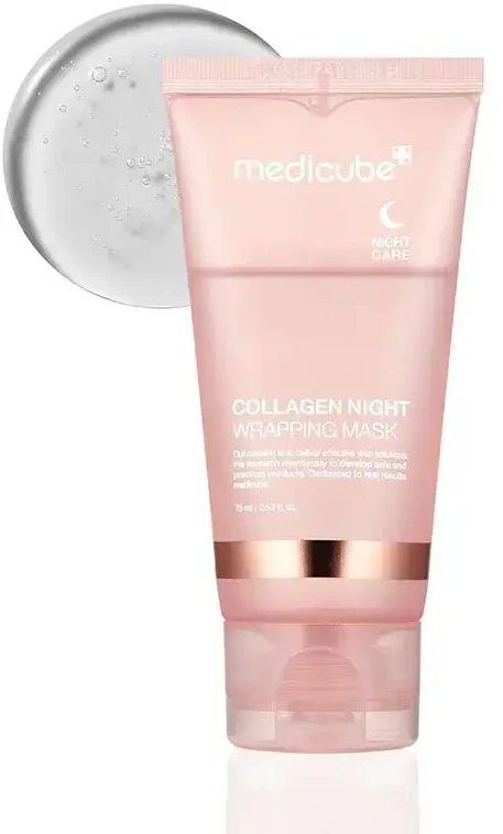 Medicube Collagen Night Wrapping Mask naktinė veido kaukė, 75 ml