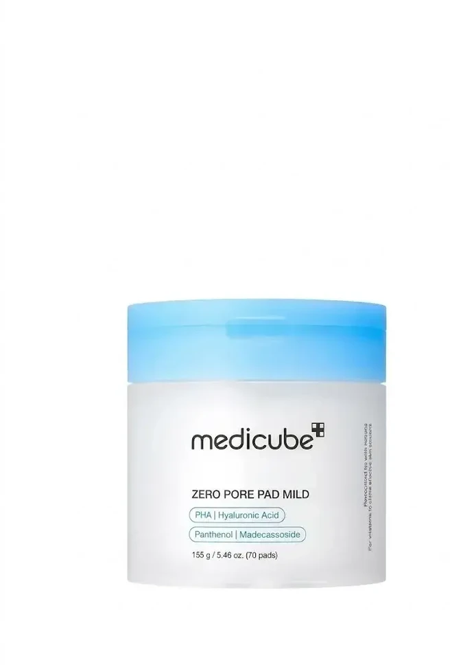 Medicube Zero Pore Pad Mild Šveičiamieji Veido Padeliai 2.0, 70 vnt. / 155 g.