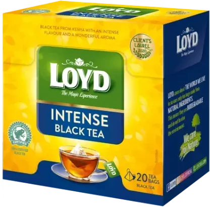 LOYD Intense juodoji arbata pakuotės priekis