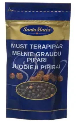 Juodieji pipirai SANTA MARIA, žirneliais, 22 g