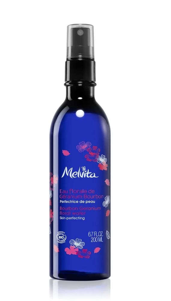 Melvita, burbono pelargonijų, ekologiškas, rafinuotas, gėlių Vanduo, veidui, 200 ml *Mėginys