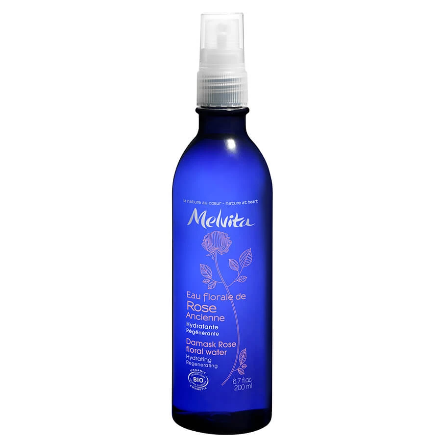 Melvita, Damasko rožė, ekologiškas, drėkinamasis - regeneruojantis, gėlių Vanduo, veidui - kaklui, 200 ml *Testuojamasis rinkinys