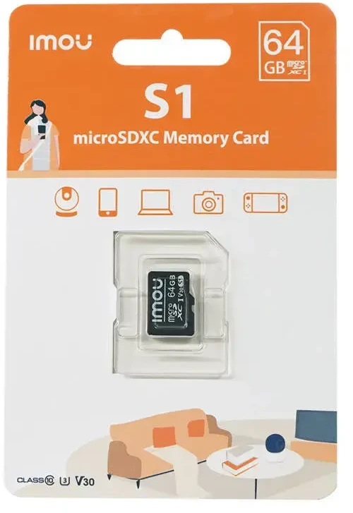 Atminties kortelė Imou Micro SD (UHS-I, SDXC, 10/U3/V30, 95/38)