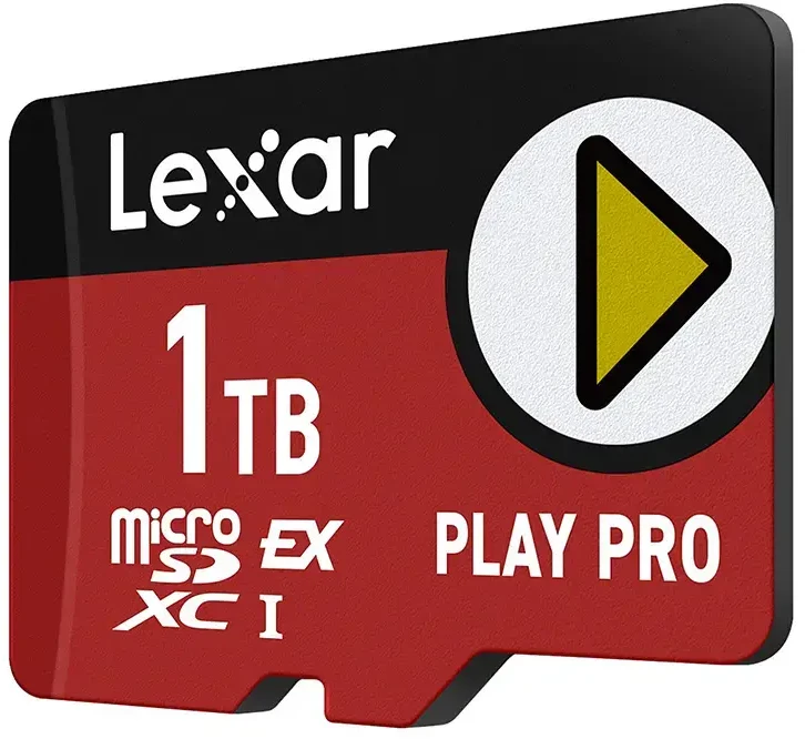 Atminties kortelė „Lexar 1TB Micro SDXC Express PLAY Pro 7.1 UHS-I C10 U3 V30“ atmintis