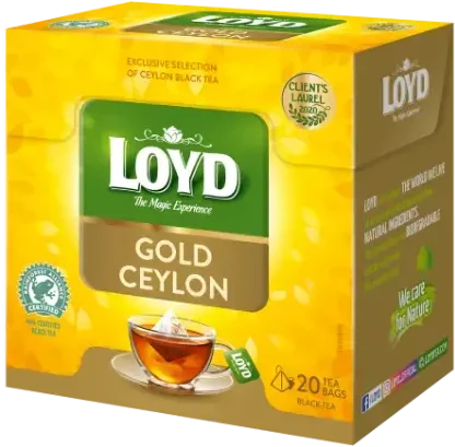LOYD Gold Ceylon juodosios arbatos dėžutė