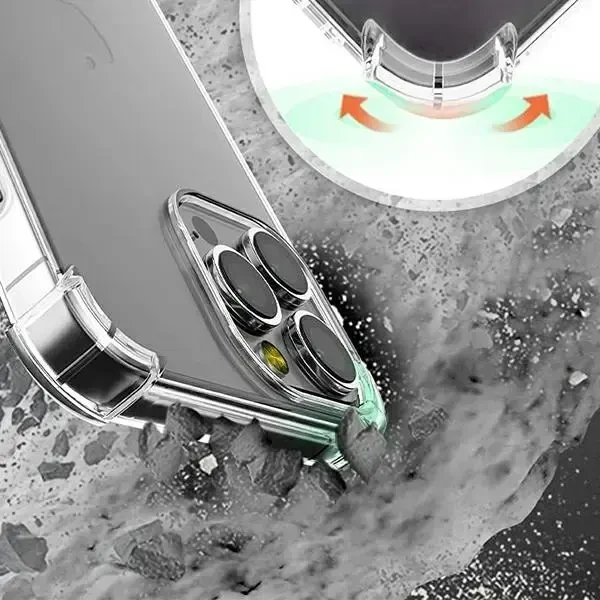 Mercury Neperšaunamas telefono dėklas Samsung Galaxy S21+ skaidrus