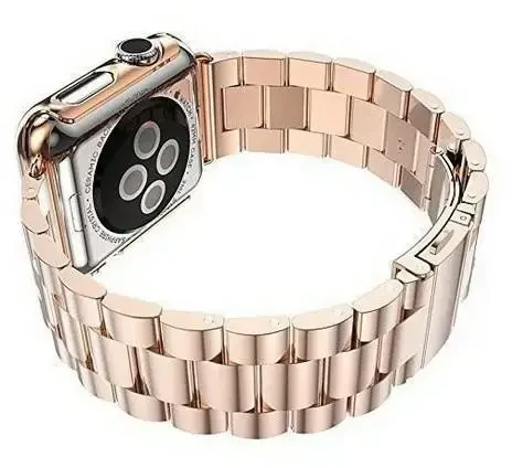 Mercury dirželis Metal Apple Watch 38/40/41 mm rožinės auksinės spalva