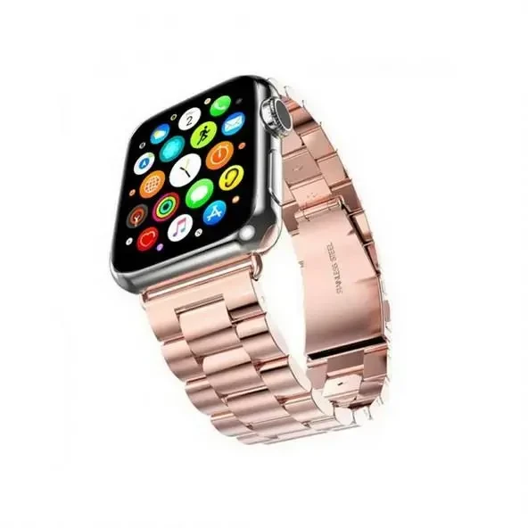 Mercury dirželis Metal Apple Watch 38/40/41 mm rožinės auksinės spalva