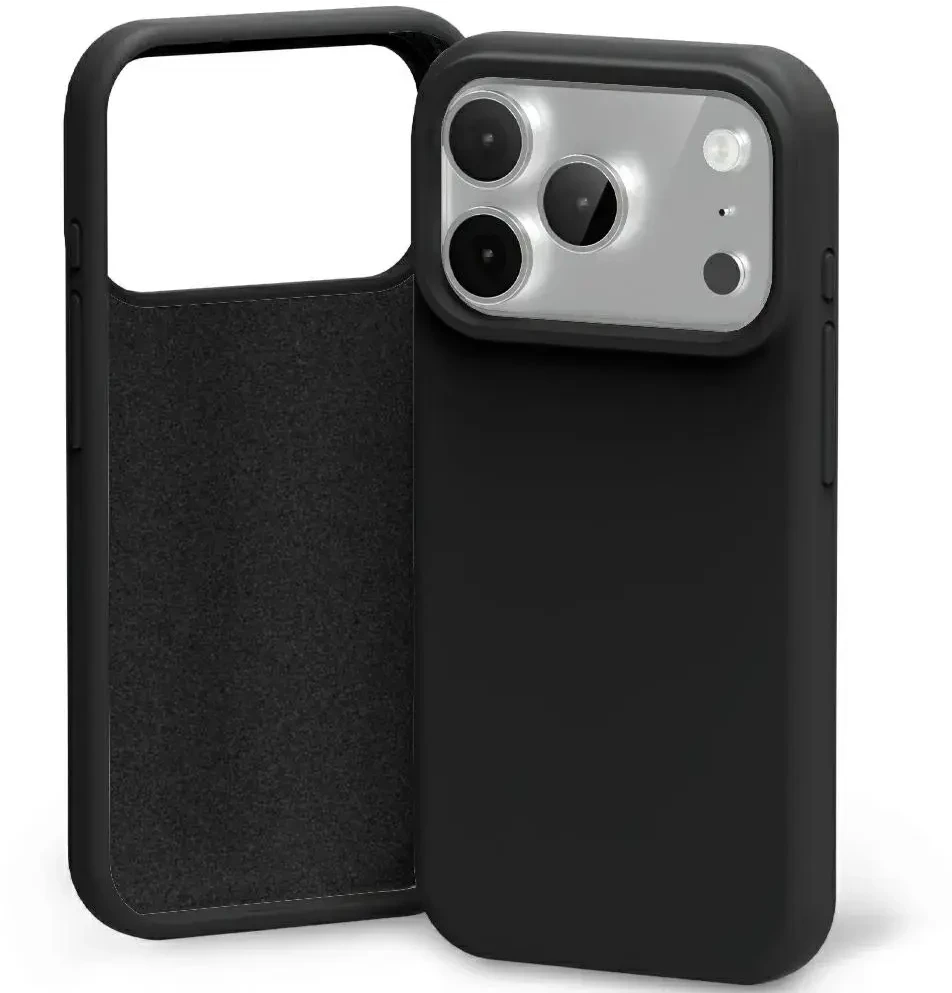 Mercury Silicone dėklas skirtas iPhone 17 Pro Lavender Gray