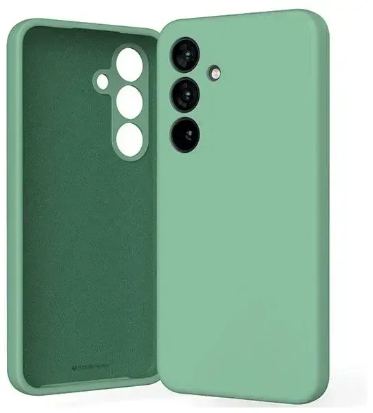 Dėklas Mercury Silikoninis dėklas Samsung S921 S24 tamsiai žalias