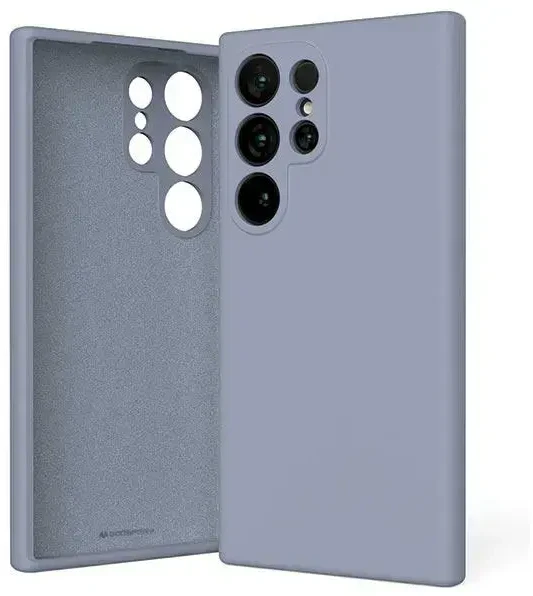 Dėklas „Mercury Silicone Samsung S24 Ultra S928“ levandų spalvos