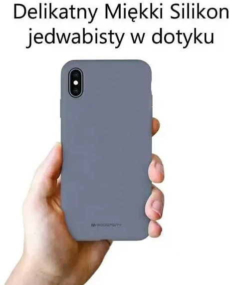 Dėklas Mercury Silicone Samsung A20s A207 šviesiai violetinė lavender pilka