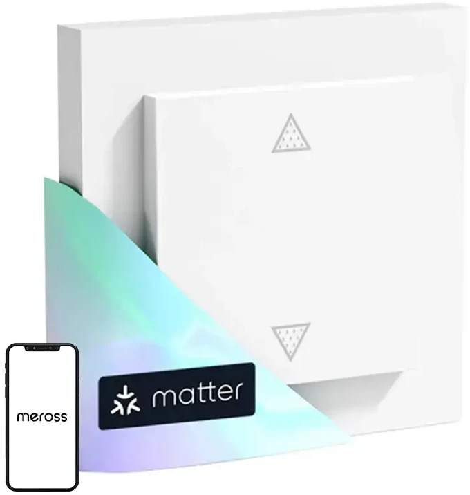 Meross MRS105MA-EU WiFi išmanusis žaliuzių jungiklis (Matter)