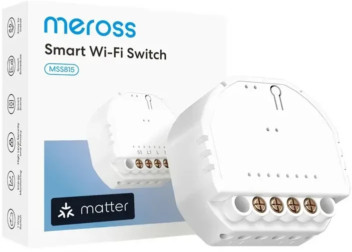 MEROSS MSS815MAQUA-UN 4 išmaniųjų Wi-Fi komutatorių rinkinys
