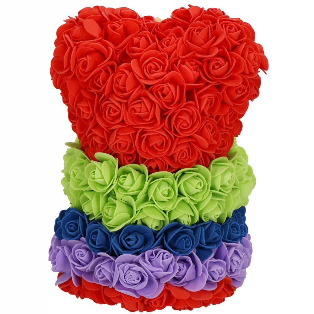 Meškiukas su rožėmis Springos 25 cm