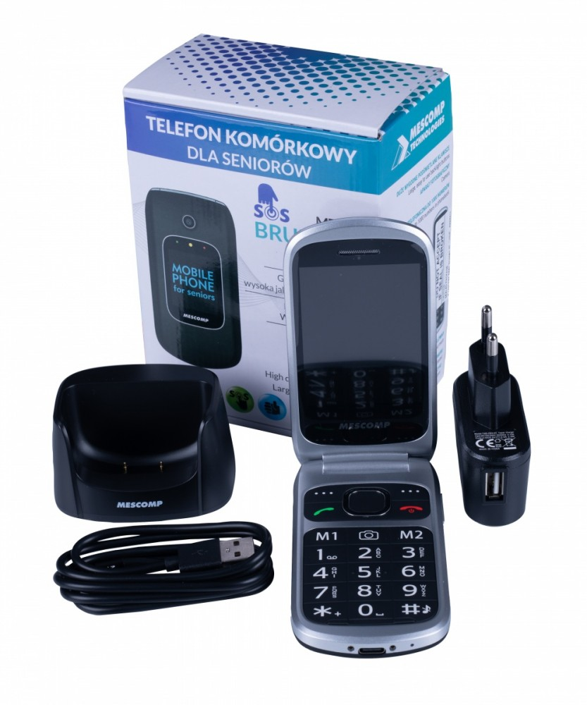 Mesmed Mobilusis telefonas su klapkš dla seniorów MT-184 BRUNO 4G