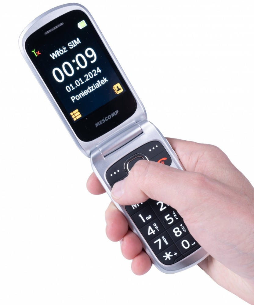 Mesmed Mobilusis telefonas su klapkš dla seniorów MT-184 BRUNO 4G