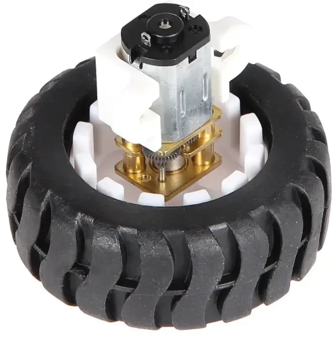Variklis 6VDC su metaline pavara ir ratuku JOY-IT