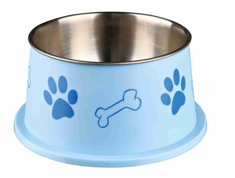 Trixie METALINIS DUBENIS SU PLASTIKINIU DANGA 0,9l 15 cm