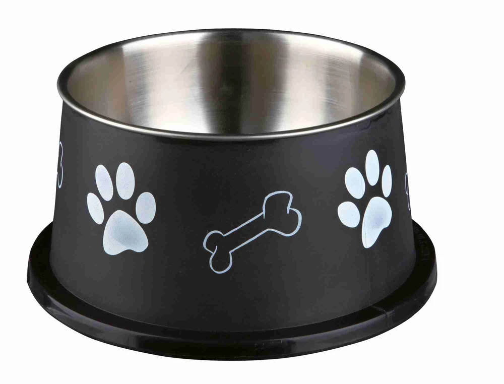 Trixie METALINIS DUBENIS SU PLASTIKINIU DANGA 0,9l 15 cm