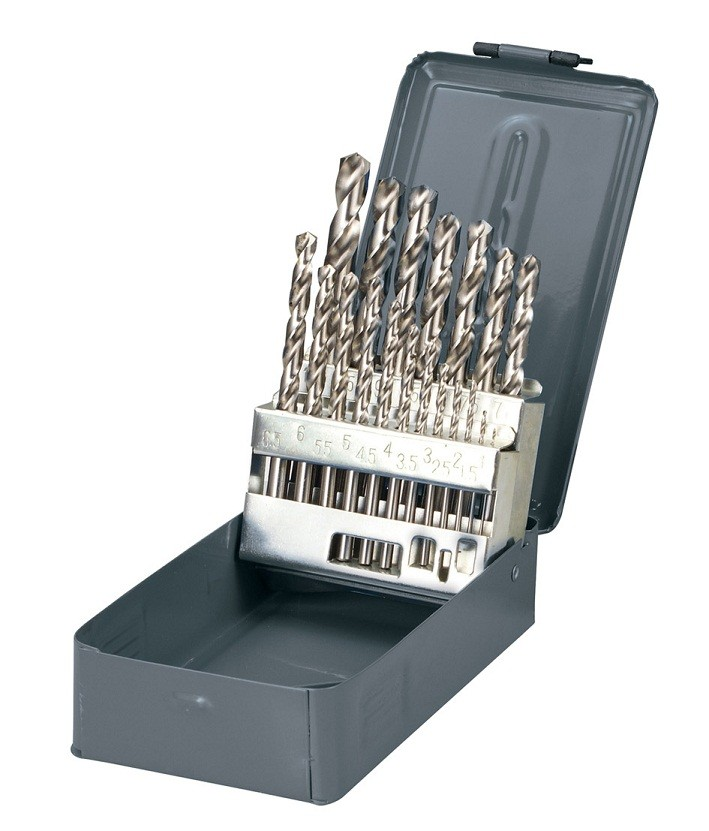 Grąžtas Metalo gręžimo rinkinys HSS-G 1-10 mm 19gb Proline