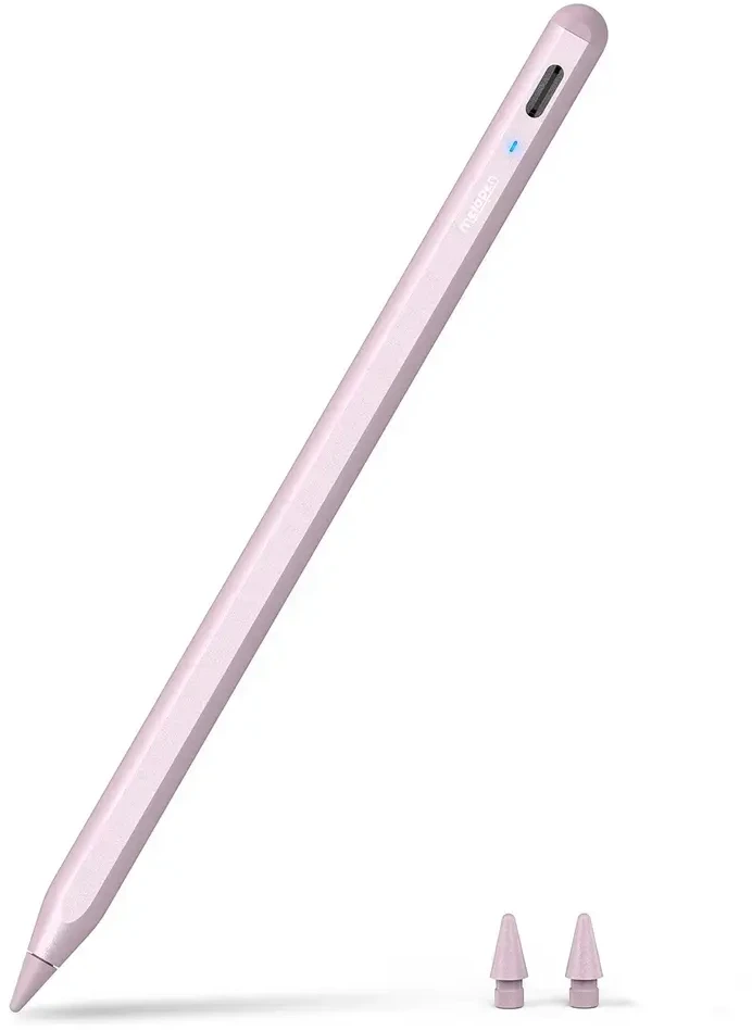 Metapen A8 V4 Active Stylus for iPad USB-C - Rožinė