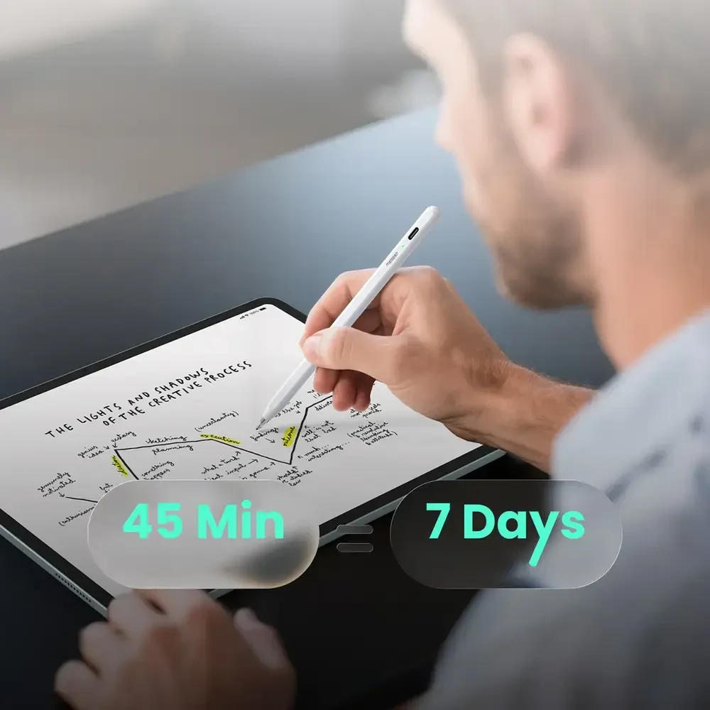 Metapen Pieštukas Air8 Pro for iPad - Baltas