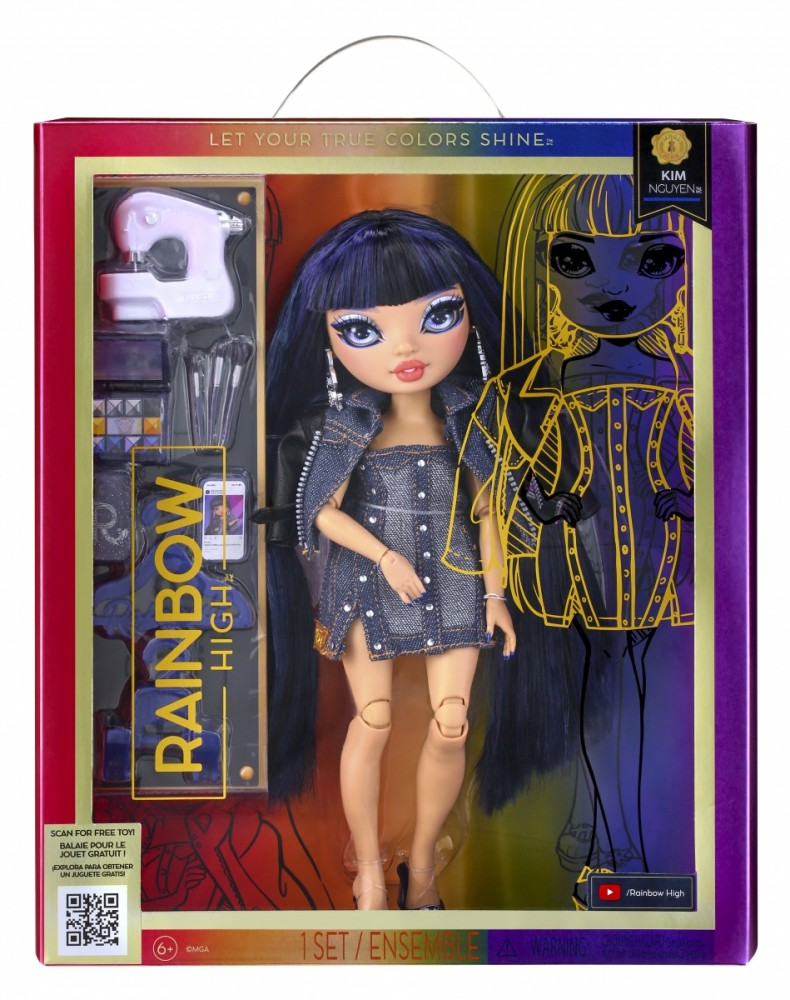 Rainbow High RH Lėlytė NAVY, mėlyna