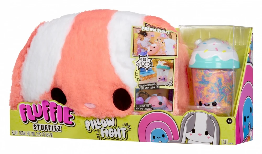 MGA 512967EUC Fluffie Stuffiez Pillow Fight -Zuikis