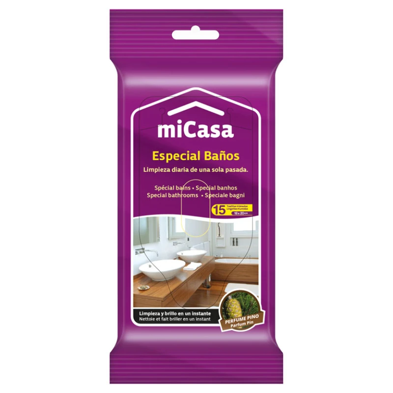 Drėgnos servetėlės Micasa (15 uds)