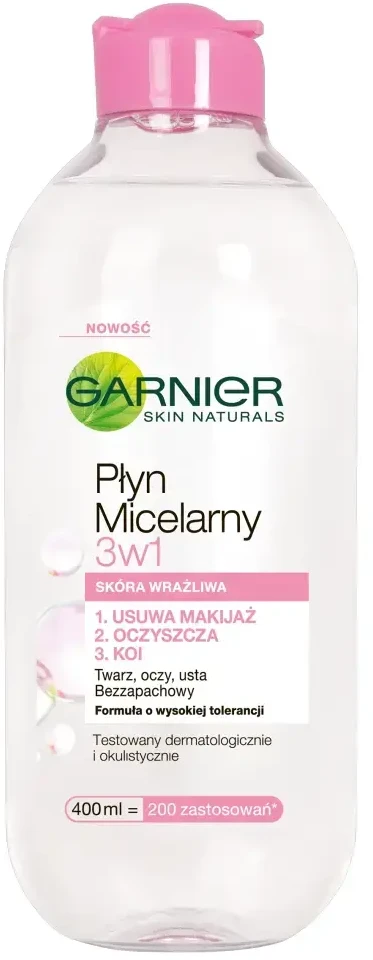 Garnier Skin Naturals - jautriai odai, 400 ml