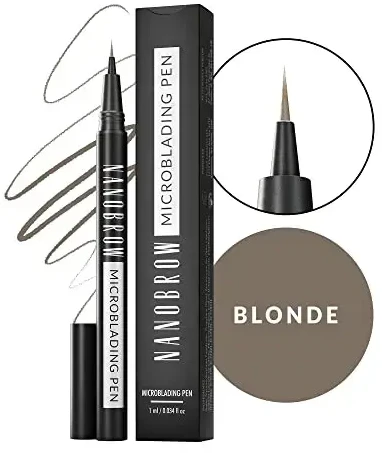 antakių pieštukas Nanobrow Microblading Pen Skirtas šviesiems plaukams 1ml