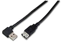Kabelis USB MicroConnect USB-A - USB-A 1.5 m Juodas (USBAAF2ABLACK)