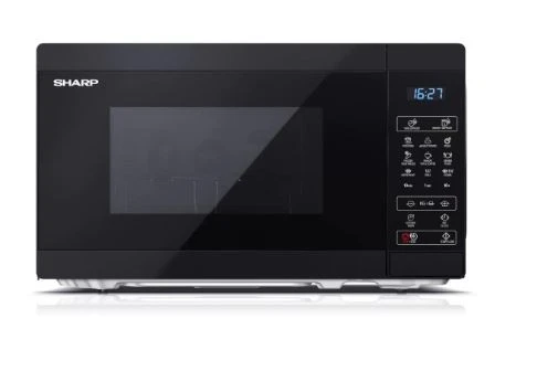 Sharp Aštrus | Mikrobangų krosnelė su grotelėmis | YC-MG02E-B | Laisvai stovintis | 800 W | Grilis | Juodas