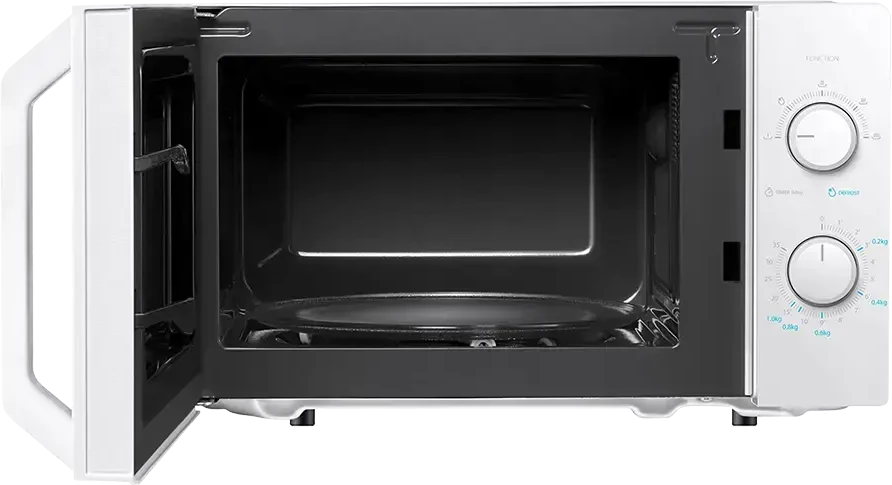 Toshiba Sda Mikrobangų krosnelė orkaitė, tūris 20L, mechaninis valdymas, 800W, 5 galios lygiai, LED apšvietimas, atitirpinimas, virimo pabaigos signalas, spalva: Baltas