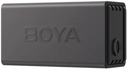 BOYA BOYALINK 3-02 belaidžiai mikrofonai 2.4GHz USB-C - Juodas