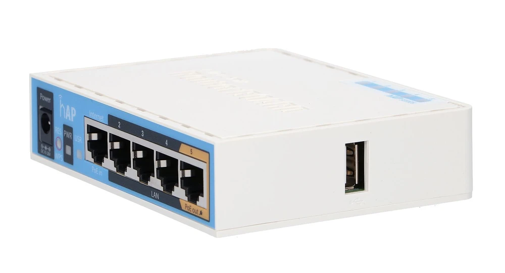 MIKROTIK RB951Ui-2nD hAP prieigos taškas 2.4GHz 5x RJ45 100Mb/s