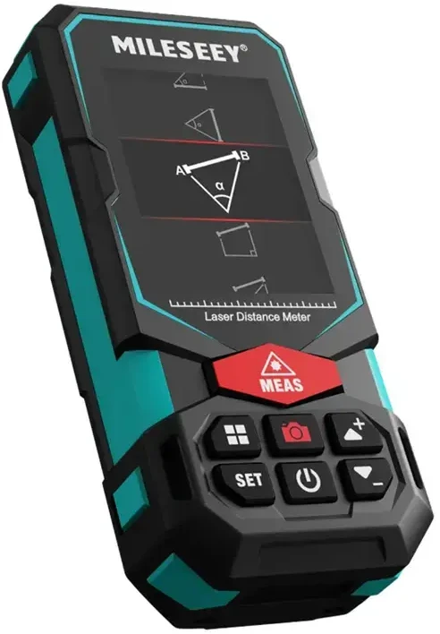 Matavimo Priemonė - Mileseey S7 Lazerinis Atstumo Matuoklis 100m, ±2 mm Tikslumas, Bluetooth, IP65 Juodas