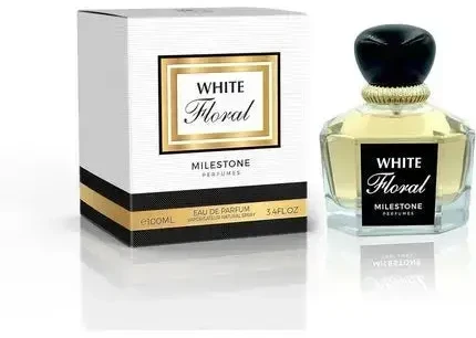 Milestone Baltas Floral EDP parfumuotas vanduo moterims, 100 ml