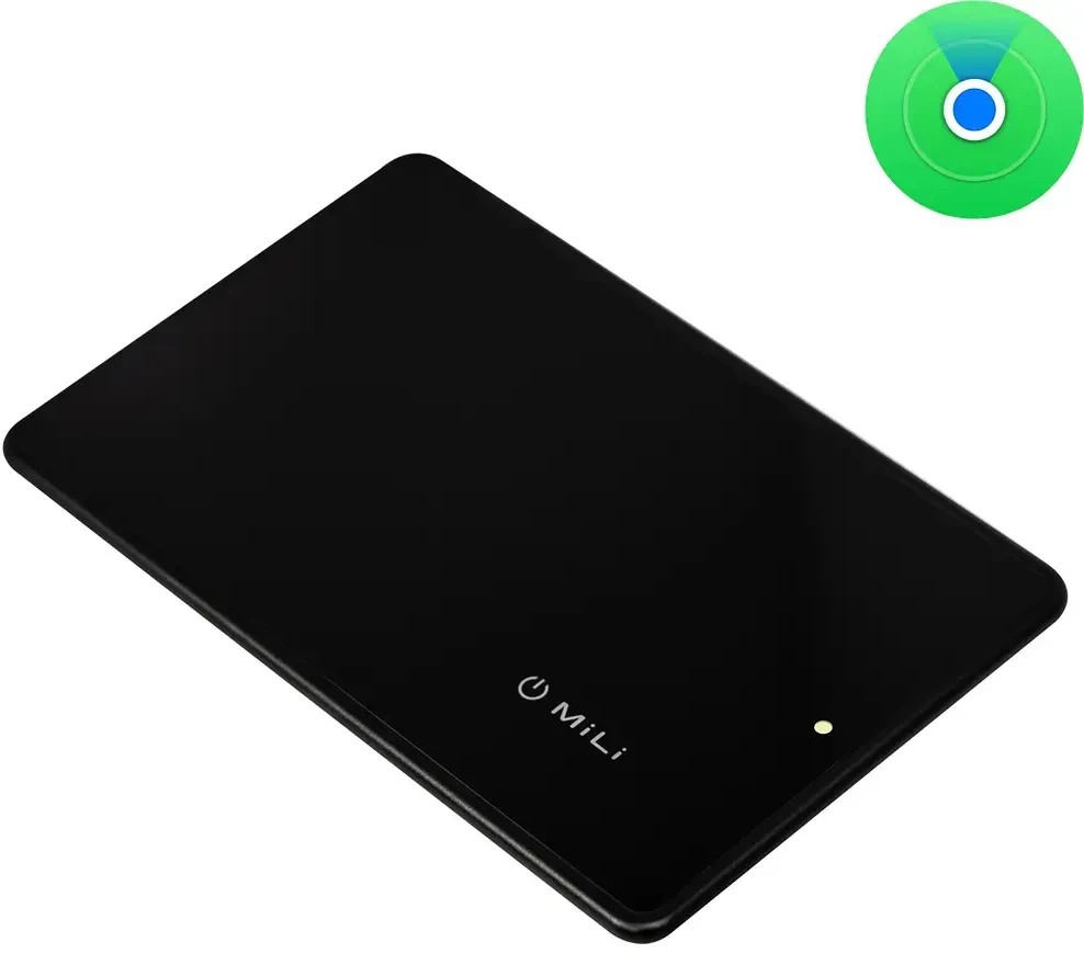 „MiLi GPS Bluetooth MiCard Tracker HD-P16-C“ (tik „Apple“) juodos spalvos