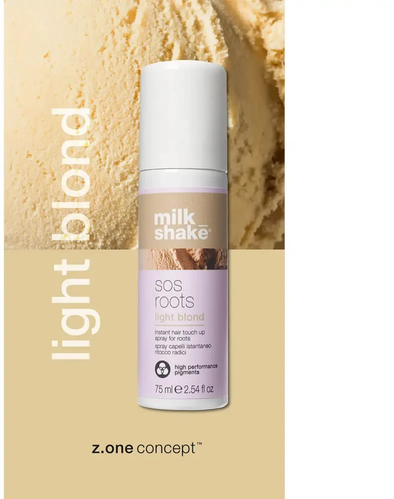 Milk Shake Milk_Shake SOS Roots Instant Hair Touch Up Light Blond purškiklis, 75 ml